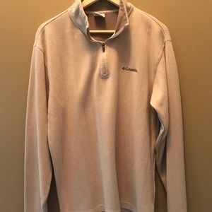 Men’s Columbia sportswear lg sleeve, zip pullover